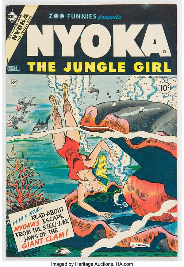 When Nyoka The Jungle Girl Came To Charlton, With Zoo Funnies #10