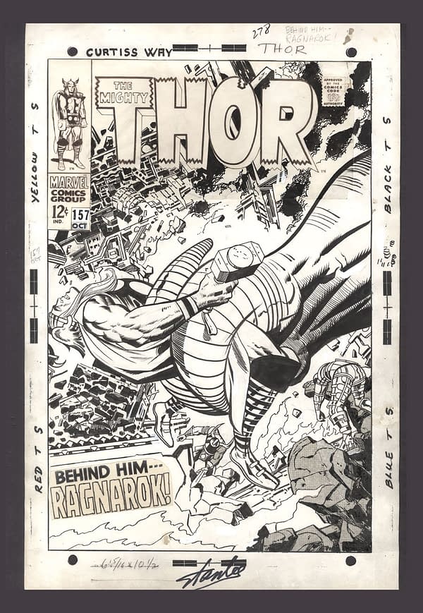 Thor: Ragnarok Art, Stan Lee, Jack Kirby, and Having Lunch with the Thing