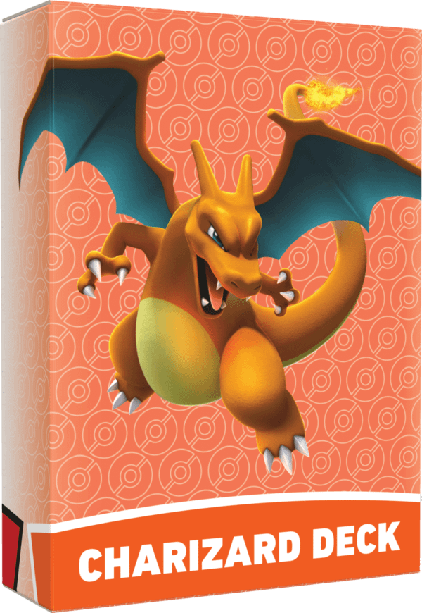 The deck box for the Charizard deck, for the Pokémon Trading Card Game Battle Academy.