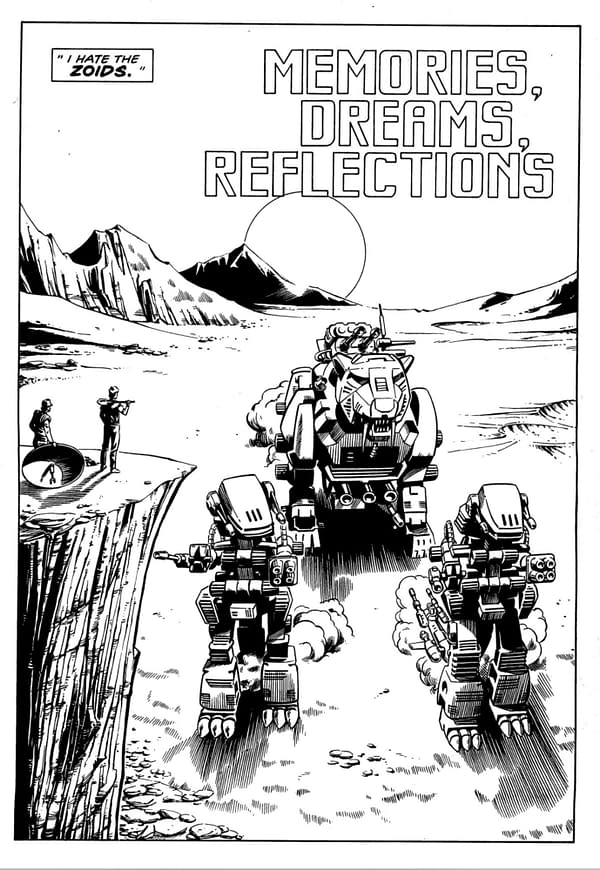 The First 6 Pages of Grant Morrison and Steve Yeowell's Zoids.