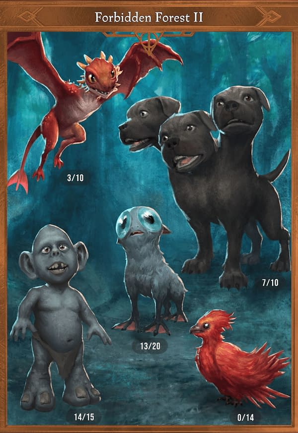 Harry Potter: Wizards Unite new Baby Beasts Registry Page. Credit: Niantic