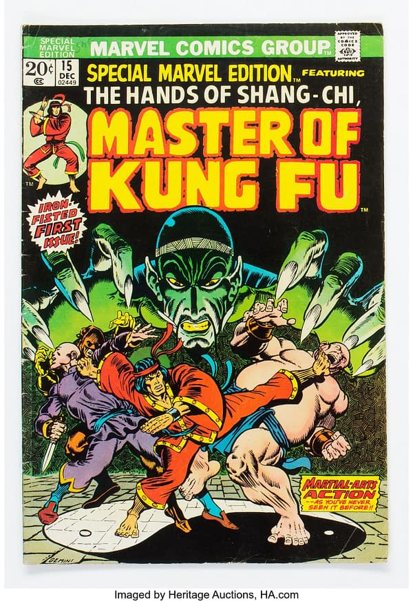 Grab A Raw Copy Of Shang-Chi's First Appearance At Heritage Auctions