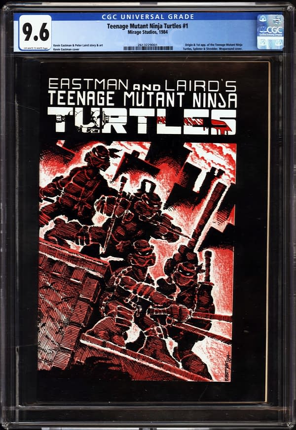 TMNT #1 First Print Over $35,000 On Auction At ComicConnect