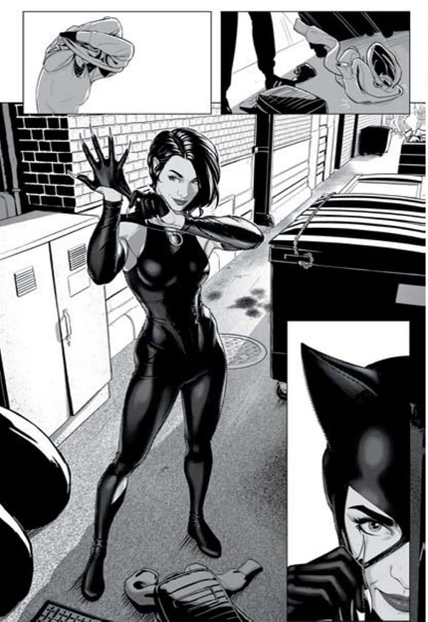 Obra de Jamie McKelvie para Catwoman One Bad Day