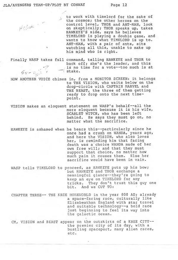 "The Plot Need Not Be The Best Possible"  Grant Morrison