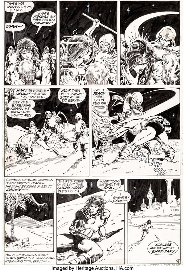 Barry Windsor-Smith Conan and Weapon X Covers At Auction