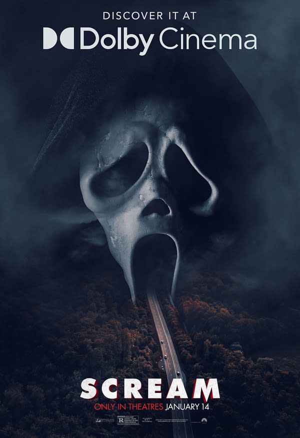 SCREAM VI, (aka SCREAM 6), US Dolby Cinema poster, Ghostface, 2023