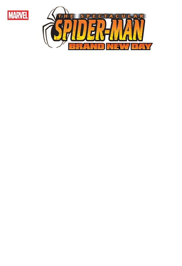 Cover image for SPECTACULAR SPIDER-MAN: BRAND NEW DAY #1 BLANK COVER VARIANT