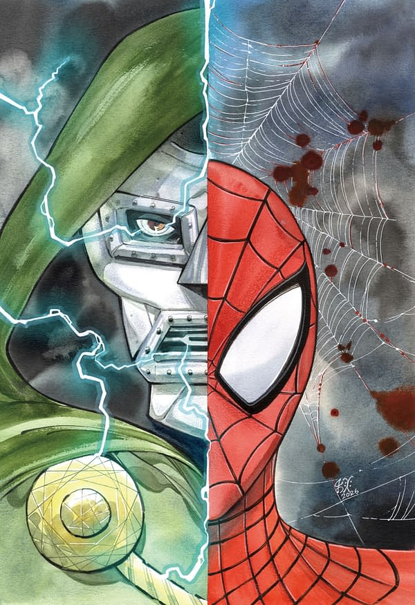 Cover image for CHALLENGES OF DOOM: SPIDER-MAN #1 PEACH MOMOKO VIRGIN VARIANT