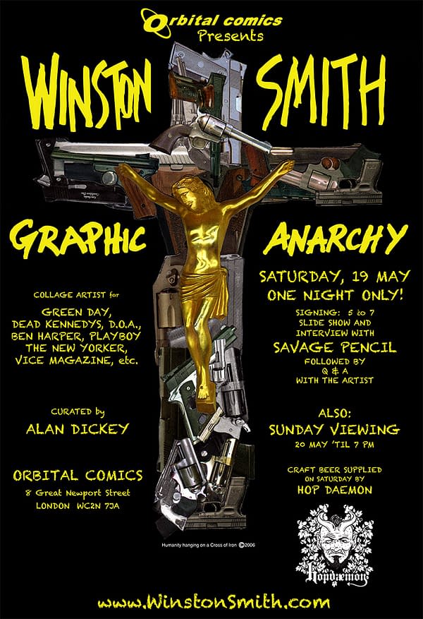 Exclusive Winston Smith Comic on Sale in Orbital Comics This Saturday, Only