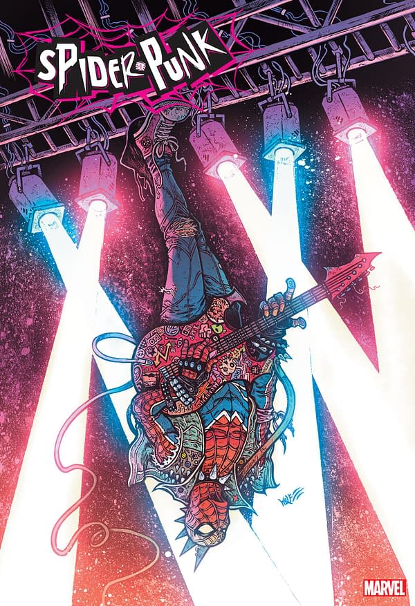 Cover image for SPIDER-PUNK 1 WOLF VARIANT