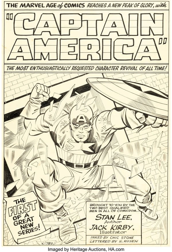 Jack Kirby Original Captain America Art Sells For $630,000