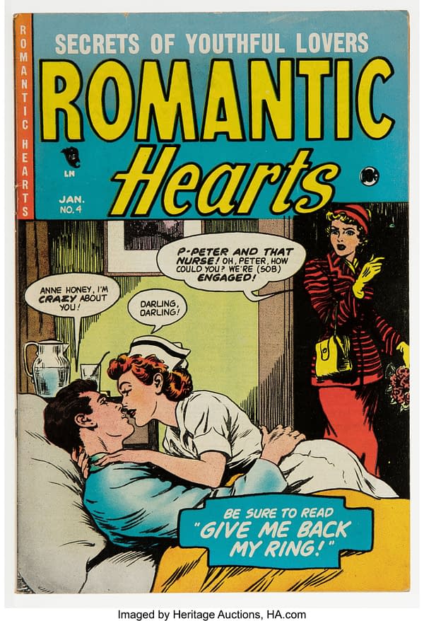 Punisher Co-Creator Ross Andru Drawing Romantic Hearts, at Auction