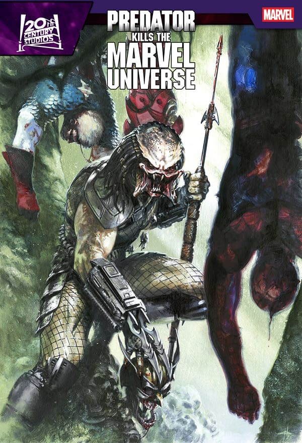 Cover image for PREDATOR KILLS THE MARVEL UNIVERSE #1 GABRIELE DELL'OTTO VARIANT