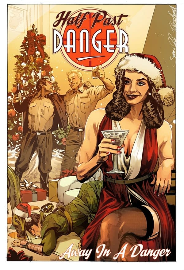 Half Past Danger Christmas Special cover. Credit: Stephen Mooney's Kickstarter.