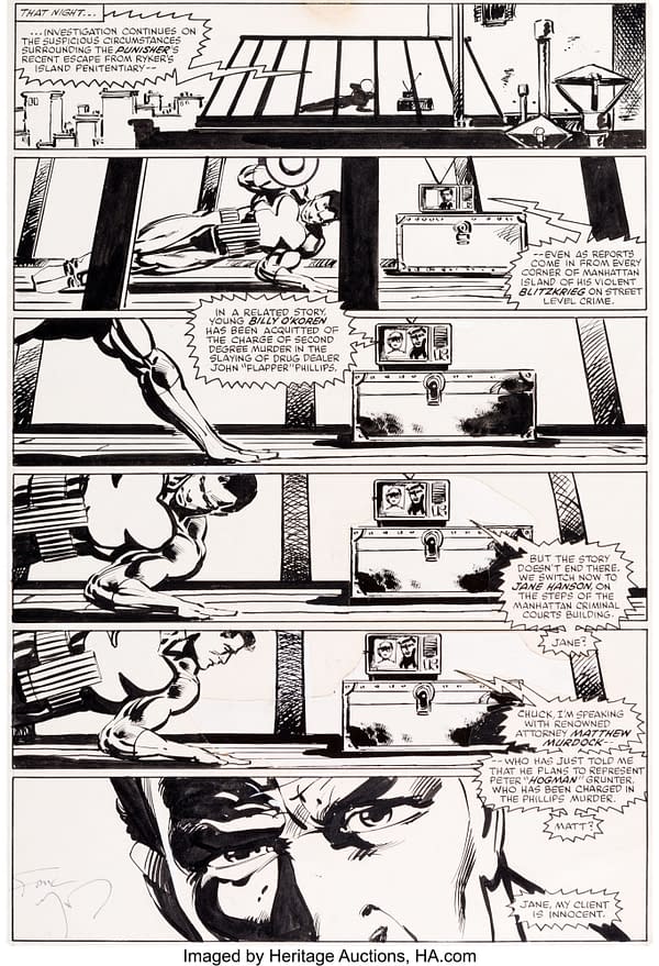 Frank Miller Elektra, Sin City and Daredevil Original Artwork At Auction