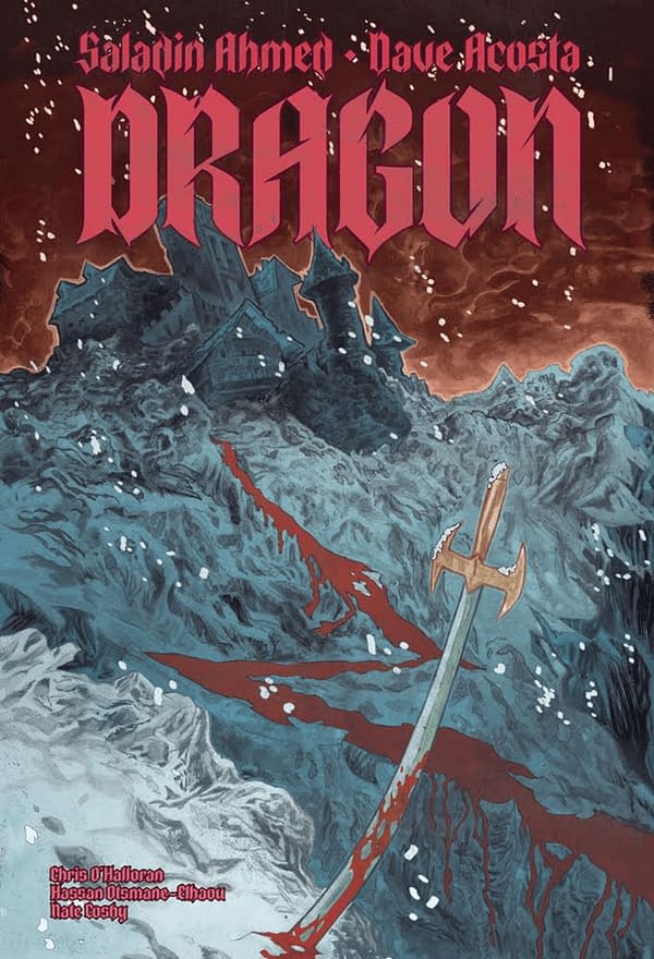 Saladin Ahmed and Dave Acosta's Dragon cover. Credit: DRAGON's Kickstarter page.