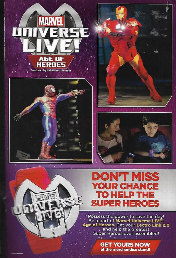 Marvel Universe LIVE! Age Of Heroes Prequel #2 Ad