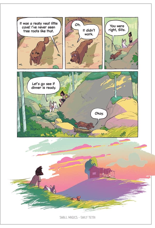 Emily Tetri's Upcoming Middle-Grade Graphic Novel Small Magics