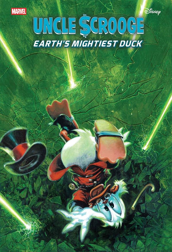 Cover image for UNCLE SCROOGE: EARTH'S MIGHTIEST DUCK #4 GABRIELE DELL'OTTO COVER