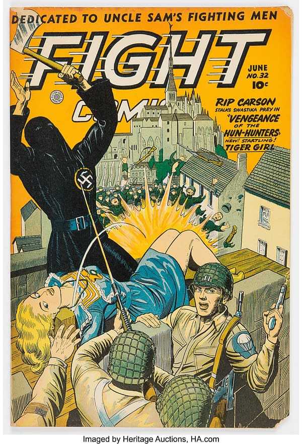 Fight Comics #32 (Fiction House, 1944).