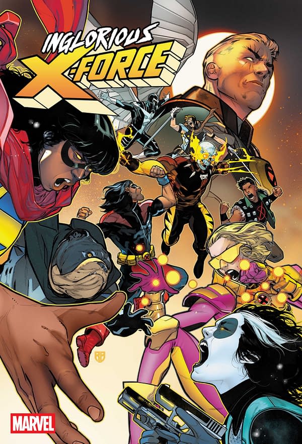 Cover image for INGLORIOUS X-FORCE #9 R.B. SILVA COVER