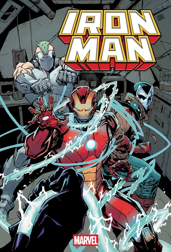 Cover image for IRON MAN #9 RYAN STEGMAN COVER