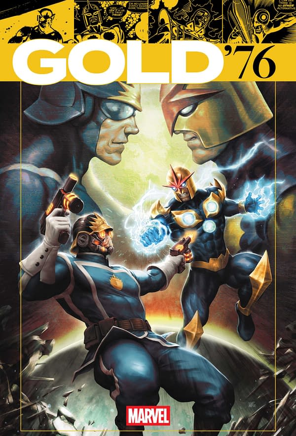 Cover image for MARVEL GOLD '76 #1 KENDRICK LIM VARIANT