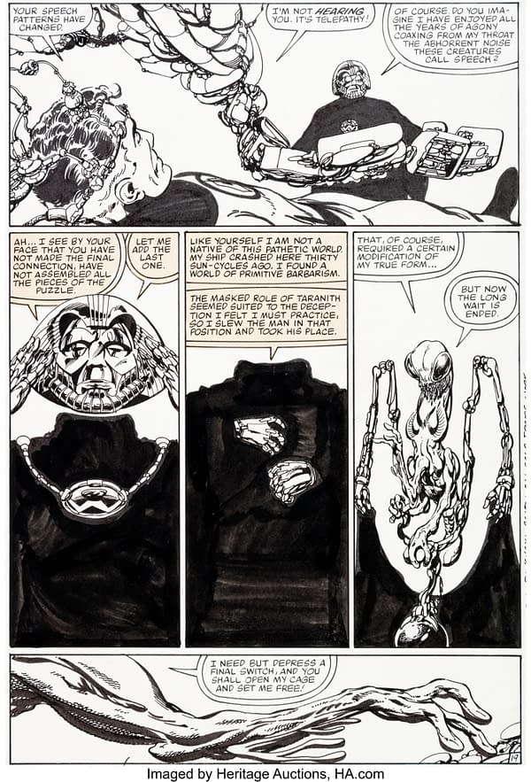 All Of John Byrne's Fantastic Four #254 Original Artwork At Auction