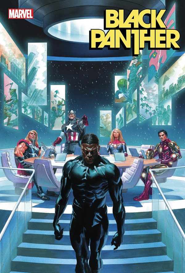 Cover image for BLACK PANTHER #12 ALEX ROSS COVER