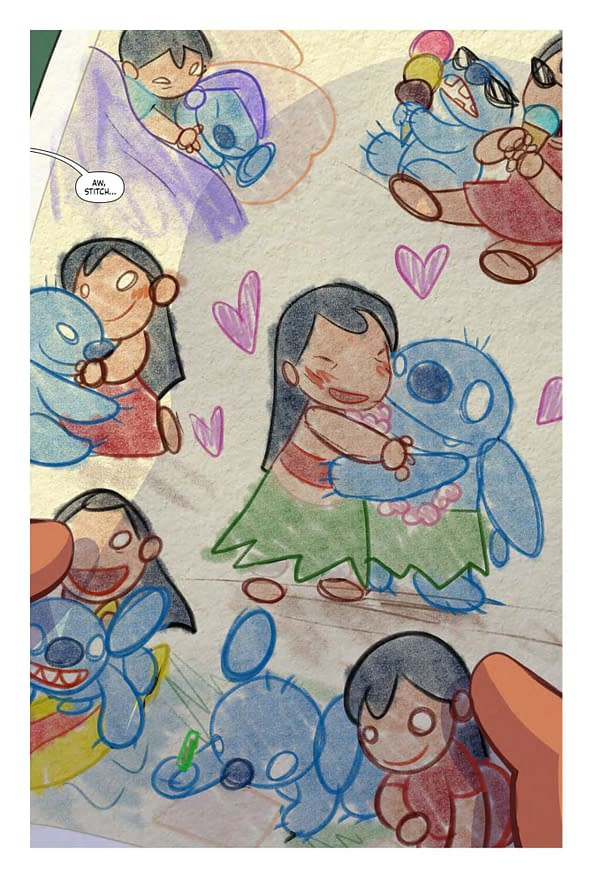 Interior preview page from Lilo & Stitch #2