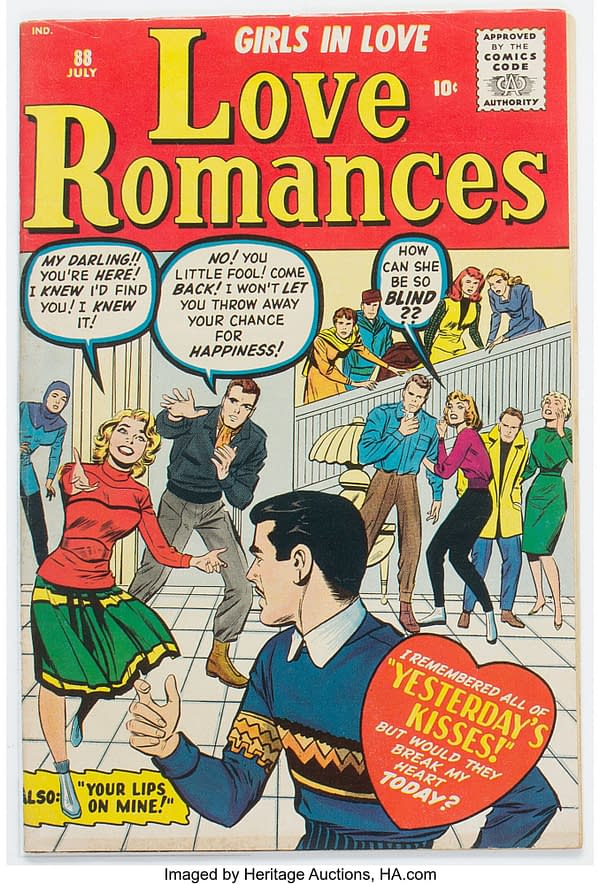 Love Romances #88 (Atlas, 1960) cover by Jack Kirby.