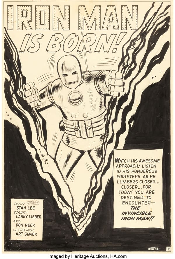 Iron Man Original Artwork By Don Heck Sets New Record At $3,875,000