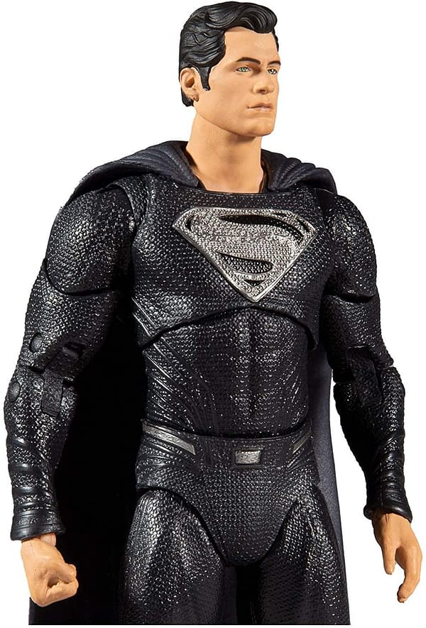 Black Suit Superman Gets Snyder Cut Figure from McFarlane Toys