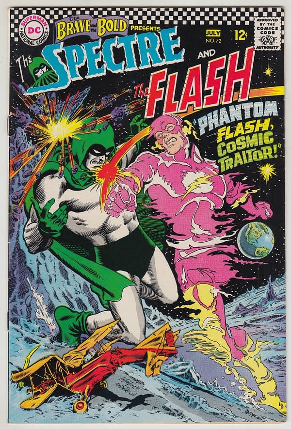 Brave And The Bold #72 Featuring Wild Flash/Spectre Cover On Auction