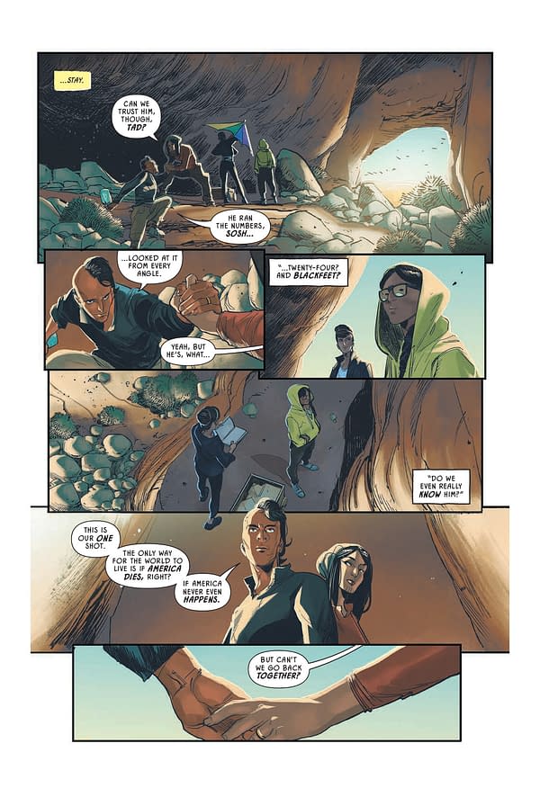 Interior preview page from Earthdivers #1