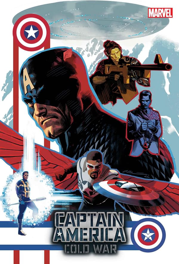 Cover image for CAPTAIN AMERICA: COLD WAR ALPHA 1 DANIEL ACUNA VARIANT
