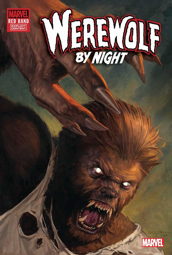 Cover image for WEREWOLF BY NIGHT RED BAND #1 E.M. GIST COVER