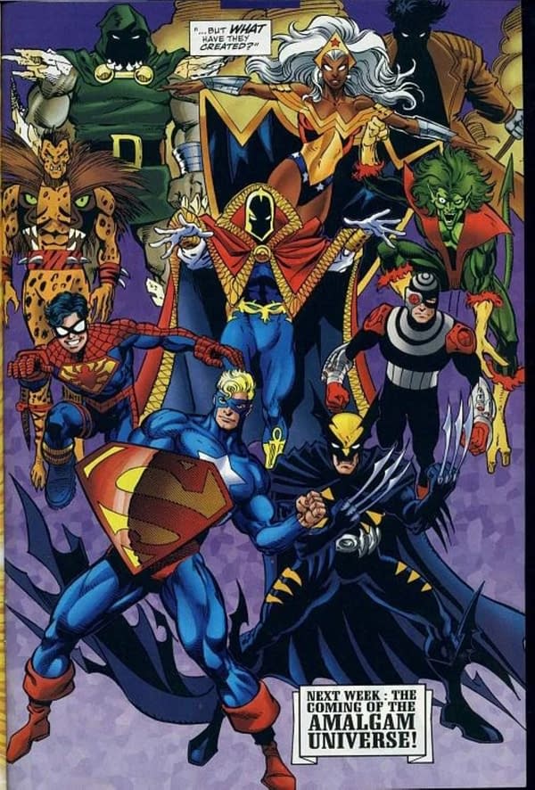 The First Time Marvel/DC's Amalgam Comics Were Pulped