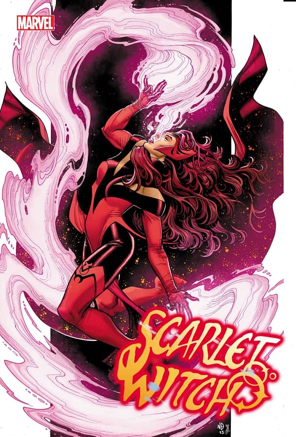 Cover image for SCARLET WITCH #8 NICK BRADSHAW VARIANT