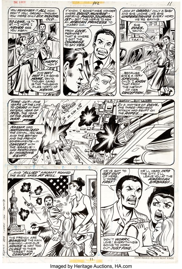 Dave Cockrum's First Nightcrawler X-Men Original Artwork, At Auction