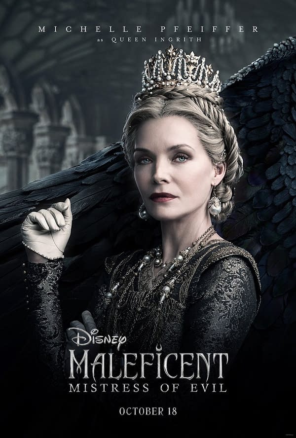 3 Character Posters for Disney's Upcoming 'Maleficent: Mistress of Evil'