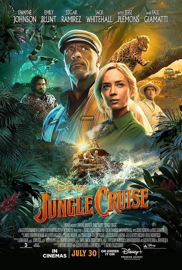 Jungle Cruise: 2 New Posters, A Clip, & a Behind-The-Scenes Featurette