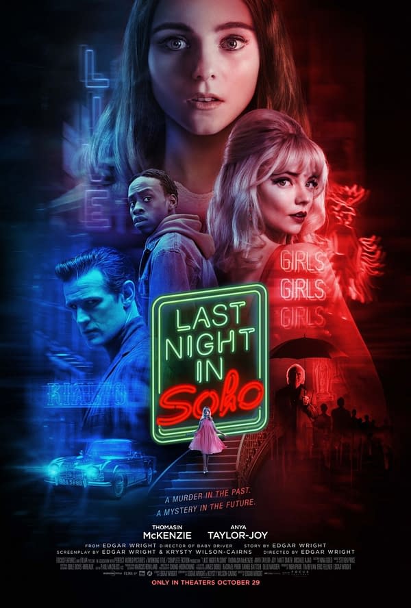 Focus Features Releases a New Last Night in Soho Poster