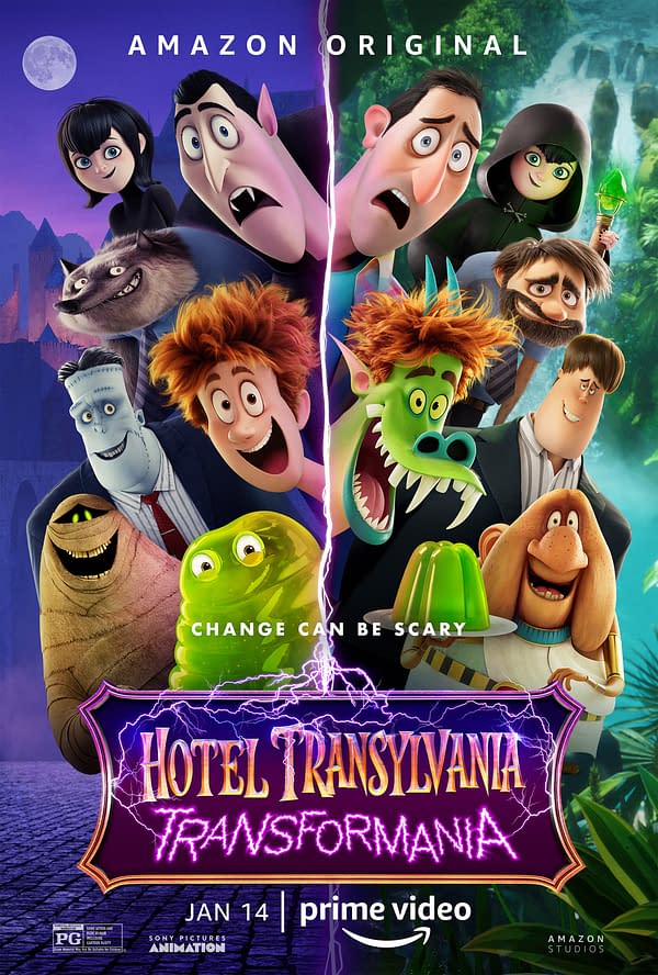 Hotel Transylvania: Transformania Poster Debuts, Film Out January 14th
