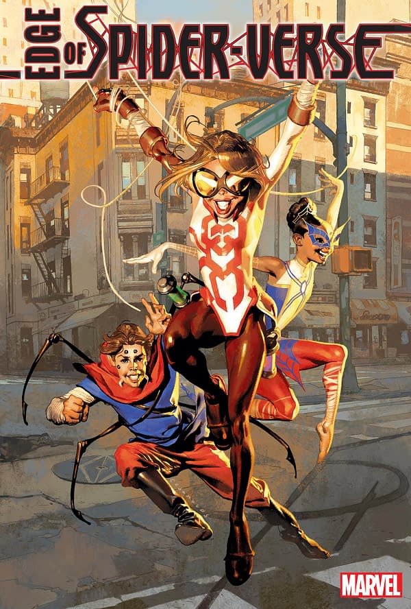Cover image for EDGE OF SPIDER-VERSE 2 JOSEMARIA CASANOVAS CONNECTING VARIANT