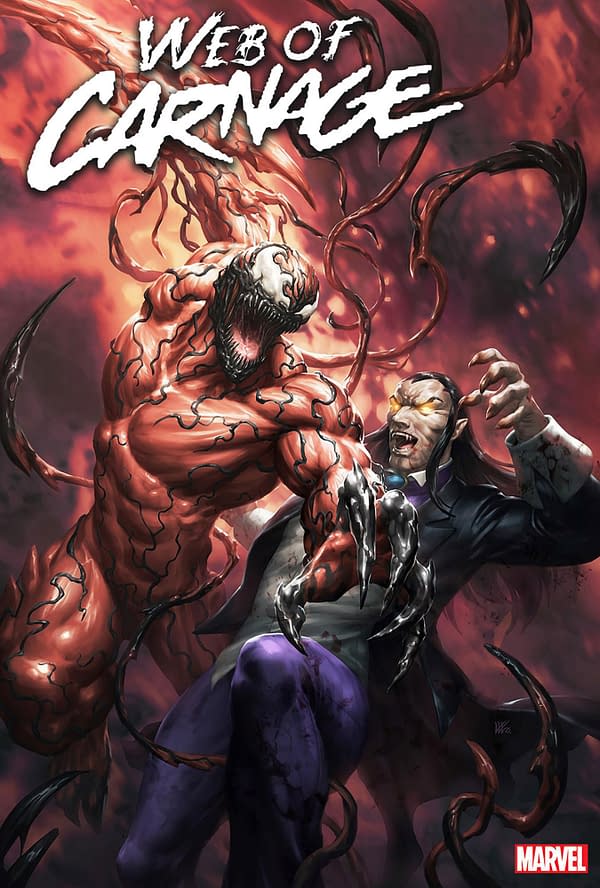 Cover image for WEB OF CARNAGE #1 KENDRICK "KUNKKA" LIM COVER