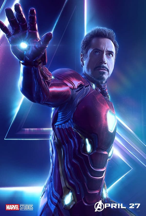 iron man character poster avengers: infinity war