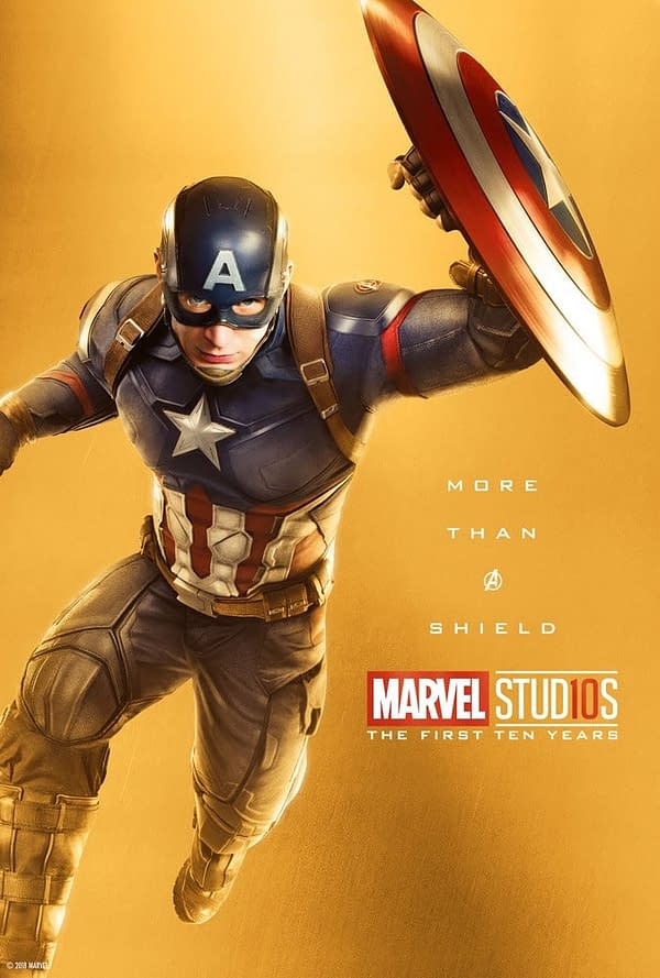 Marvel Studios More Than A Hero Poster Series Captain America