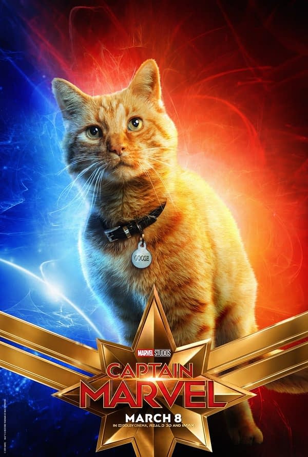 10 BRAND NEW 'Captain Marvel' Character Posters, Including Goose!